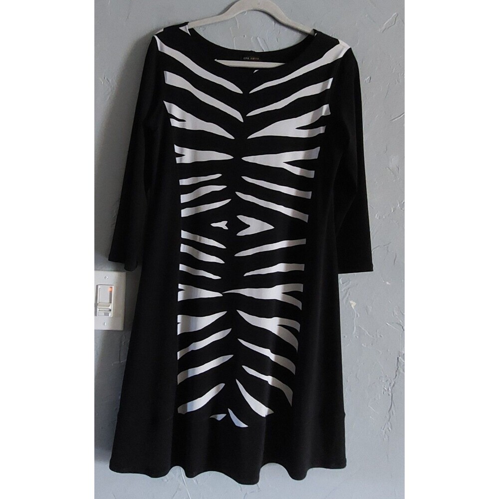 Eva Varro  Tops Tunic Womens Size L, Polyester Spandex, Made In USA